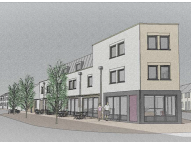Demolition of former Welsh Evangelical Church and construction of Aparthotel with community space