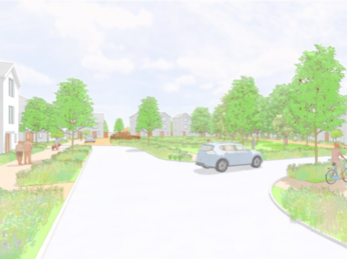 Proposed residential development on Land south of A473, Talbot Green